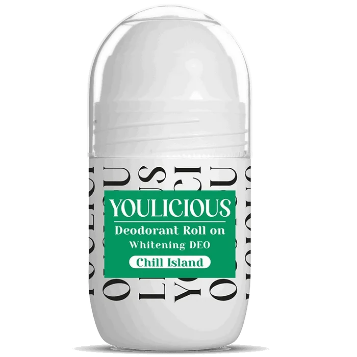 يوليشيس ديودرانت رول اون مبيض شيل ايلاند 50مل -Youlicious Deodorant Roll On Whitening DEO - Chill Island 50ml