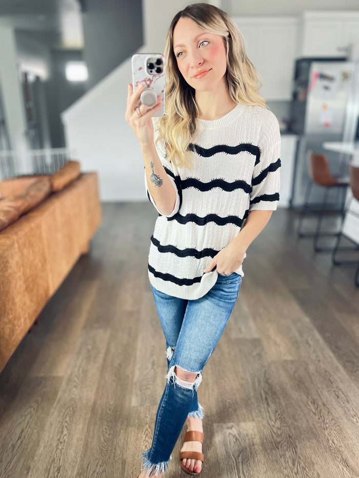 A Little Wave Sweater