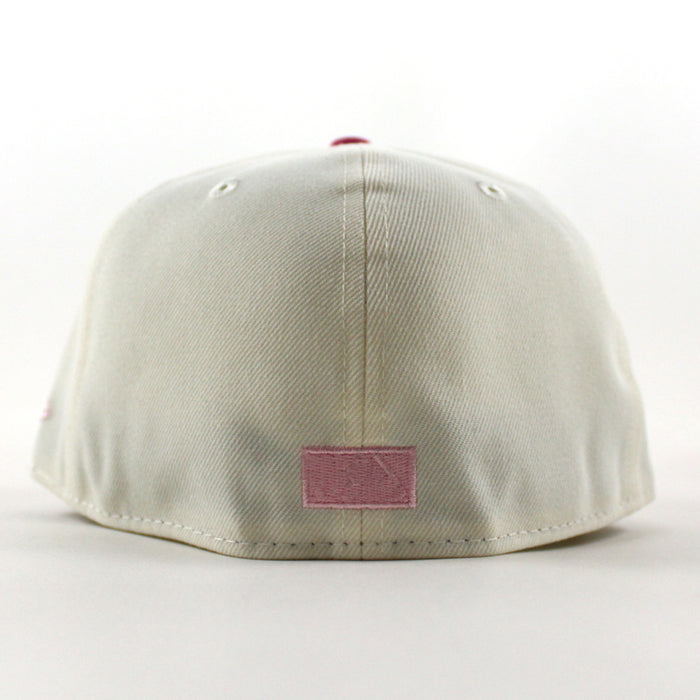 Anaheim Angels 1967 All Star Game New Era 59Fifty Fitted Hat (Chrome White Pink Gray Under Brim)
