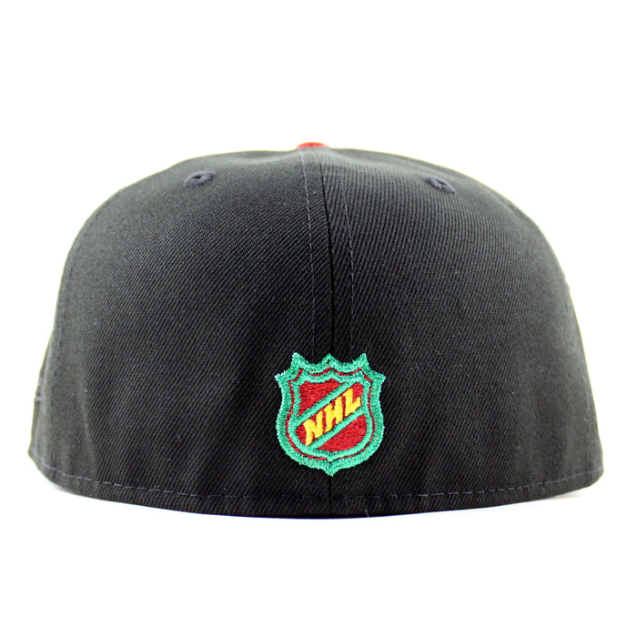 Anaheim Ducks 1993 All Star Game New Era 59Fifty Fitted Hat (Black Gray Under brim)