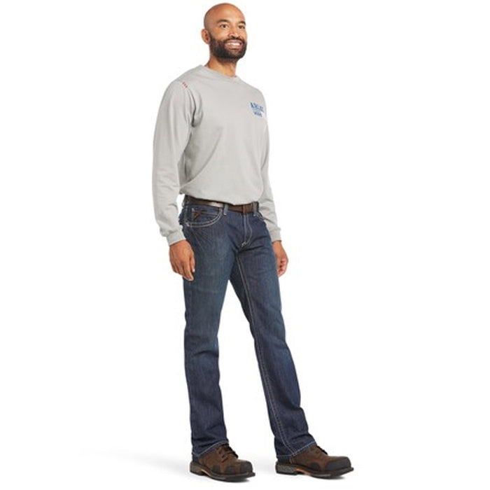 Ariat Men's Flame Resistant M4 Relaxed Boundary Boot Cut Jean Pants Ariat