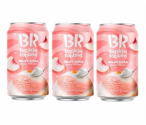 Baskin Robbins Peach Yogurt Milky Soda