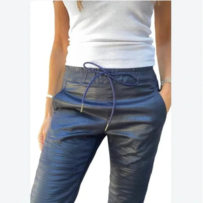 Bevy Flog Shely Snake Navy - Taryn x Philip Boutique
