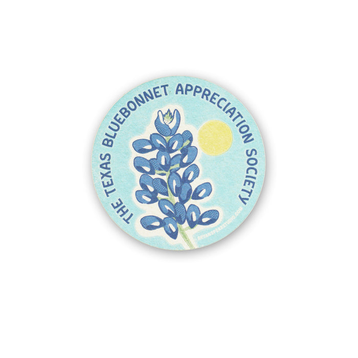 Bluebonnet Appreciation Society Sticker