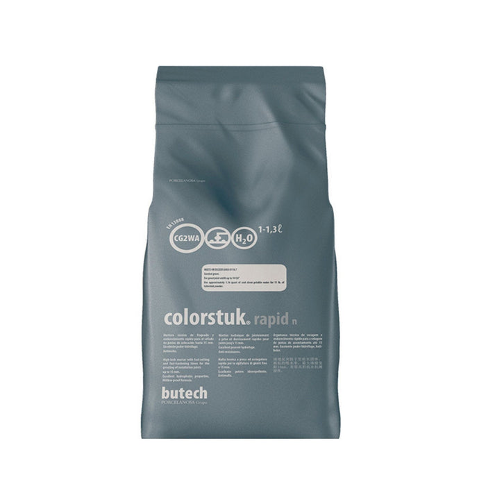 Butech Colorstuk Rapid Grout 5kg - Gris Grouts Butech By Porcelanosa
