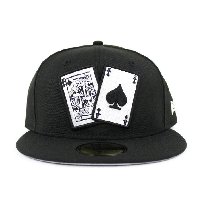 Card New Era 59Fifty Fitted Hat (Black Gray Under Brim)