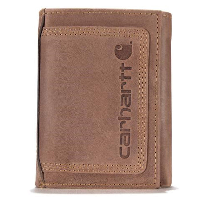 Carhartt Men's Detroit Trifold Wallet Wallets Carhartt Brown OS