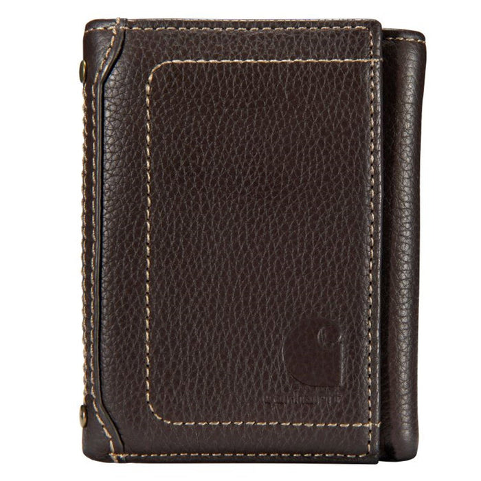 Carhartt Men's Tri-Fold Wallet Wallets Carhartt Brown OS