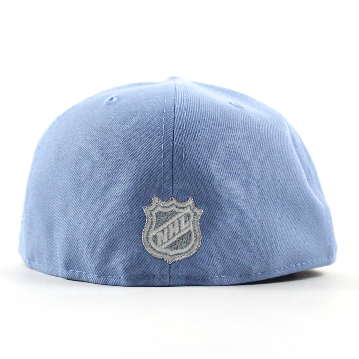 Carolina Hurricanes 10 Years New Era 59Fifty Fitted Hat (Sky Blue Gray Under Brim)