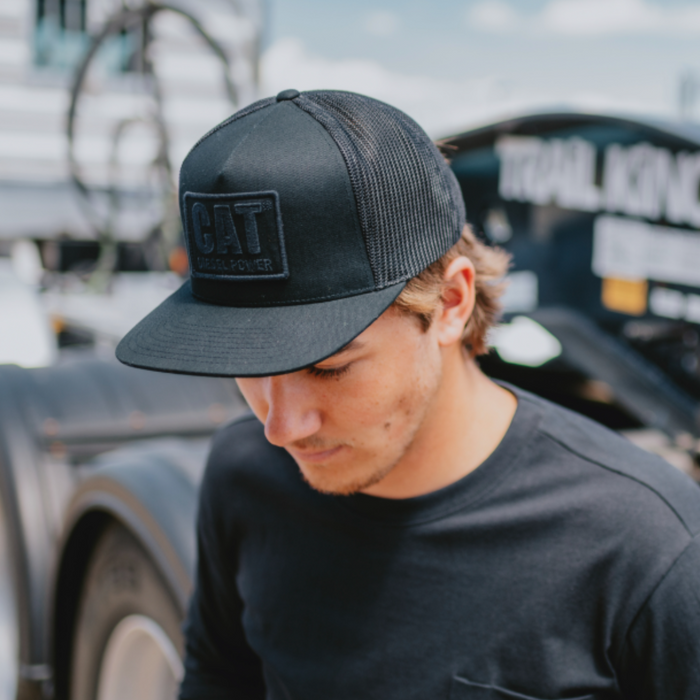 CAT Men's Diesel Power Flat Bill Cap Hats & Caps CAT