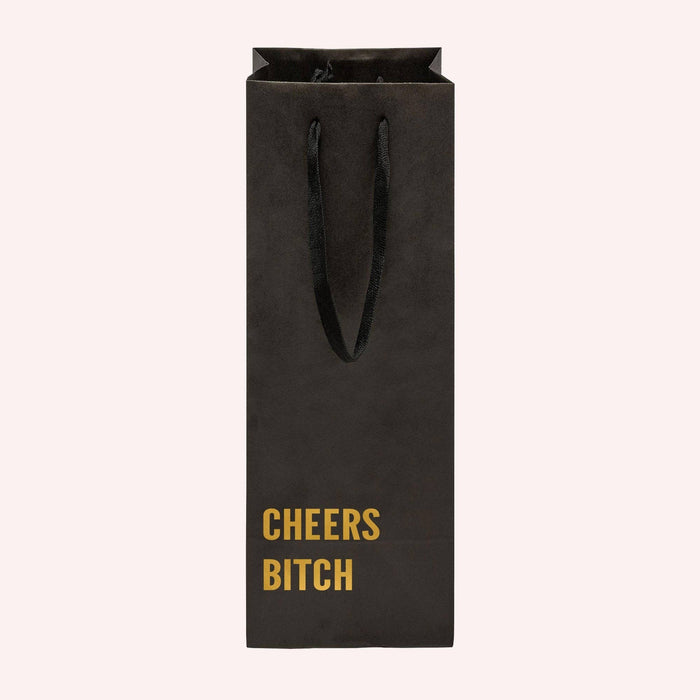Cheers Bitch Funny Wine Bag