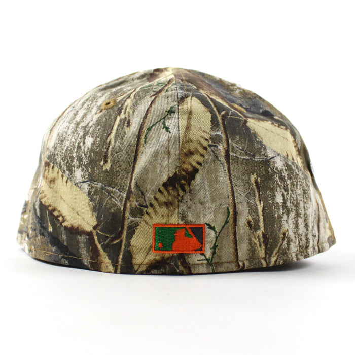 Cleveland Indians Jacobs Field New Era 59Fifty Fitted Hat (Black Real Tree Gray Under Brim)