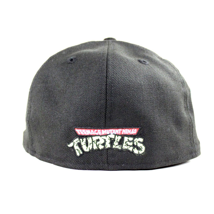 Cowabungapizza The Teenage Mutant Ninja Turtles New Era 59Fifty Fitted Hat (Black Green Under Brim)