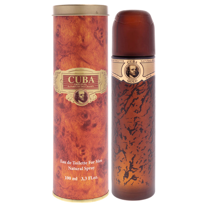 Cuba Gold by Cuba for Men - 3.3 oz EDT Spray