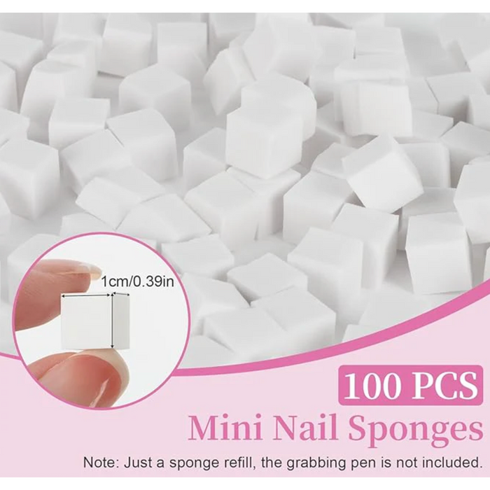 Cube Sponge Blenders for Ombre-NMD-100pc Sponge Refill (No Applicator)-Gel Essentialz