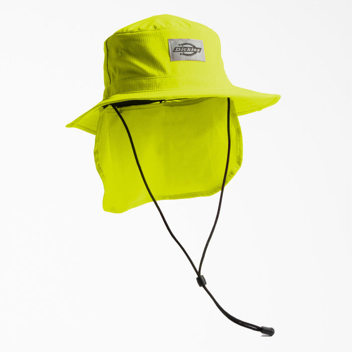 Dickies Reflective Label Ripstop Full Brim Hat Hard Hats & Accessories Dickies Neon Yellow OS