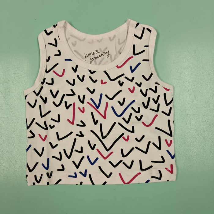 *FINAL SALE* June and January Racer Tank Top - Ballot