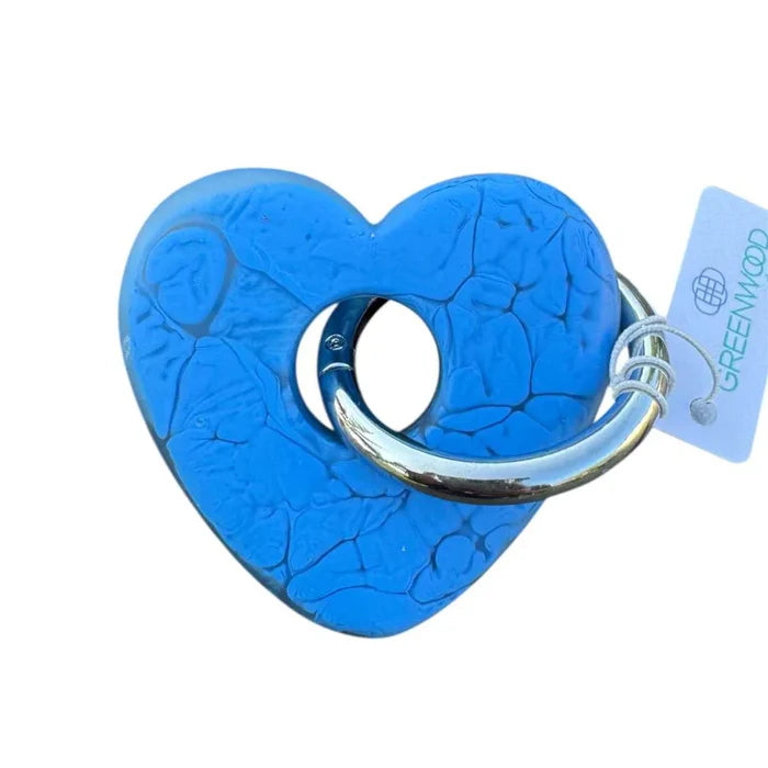HEART RESIN KEYRING | Blue - Darling & Domain