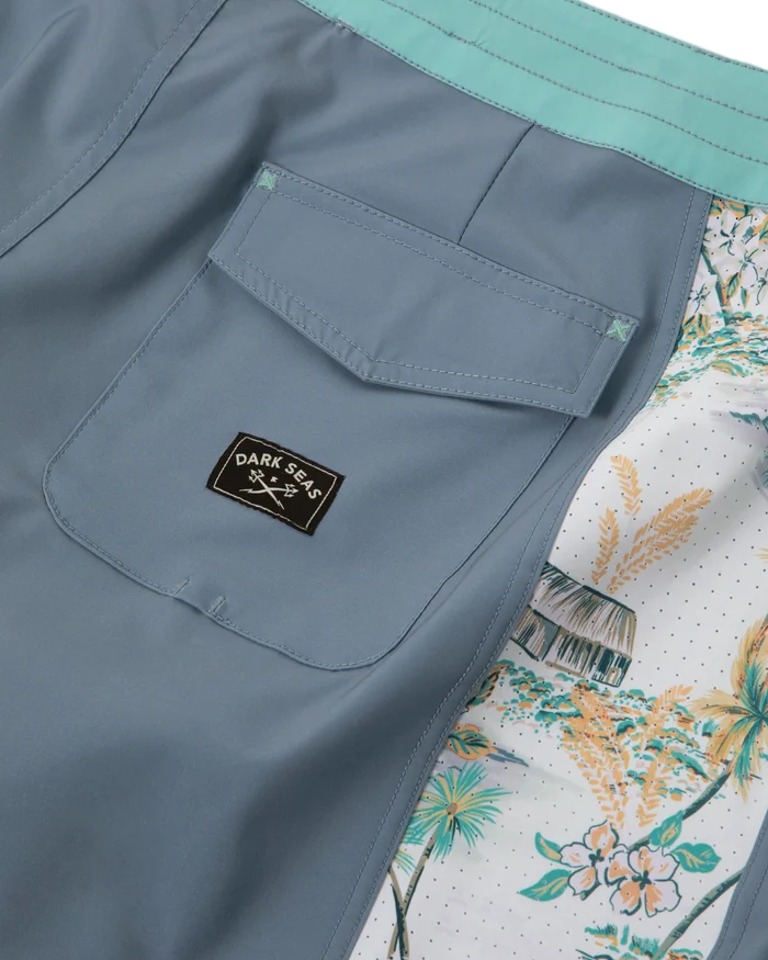 Dark Seas Intercoastal Boardshort detail close-up