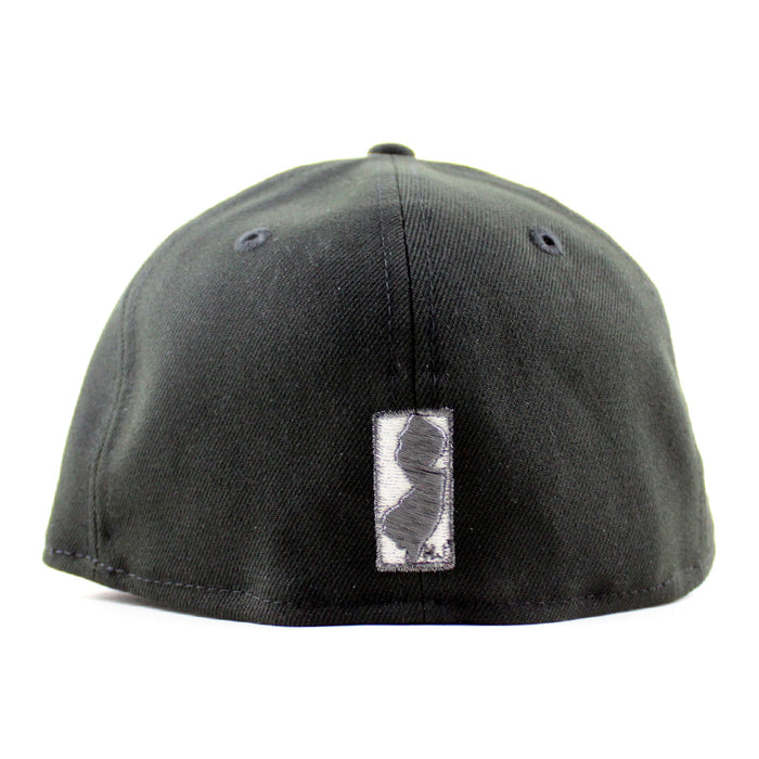 Jersey Script New Era 59Fifty Fitted Hat (Black Gray Under Brim)