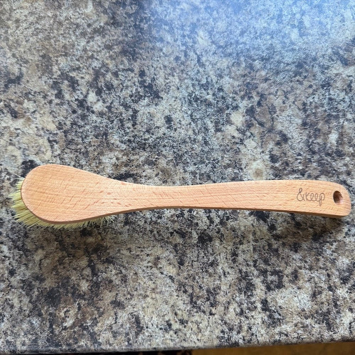 &Keep Curved Handled Beechwood Dish Brush