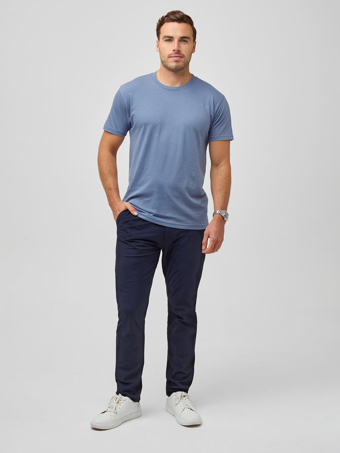 Jake is 5'11" and wears size M # Lakeshore Crew Neck Shirt | Limited Edition Color