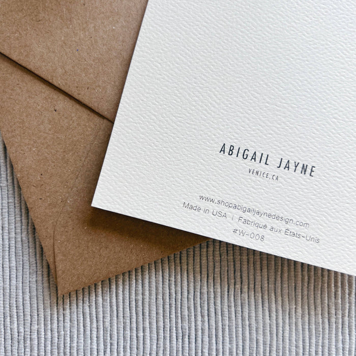 Leaf Thanks Greeting Card - Box Set of 6 | Thank You