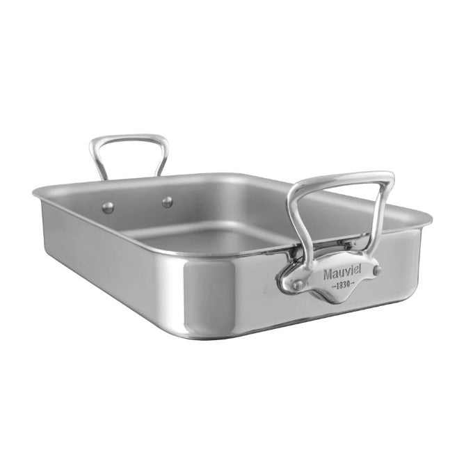 Mauviel M'COOK Roasting Pan 5ply Stainless 15.75 x 11.8