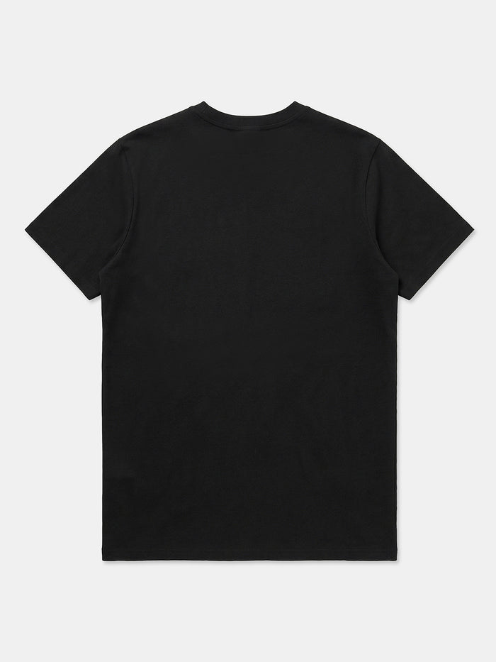 Men's 100% Organic Cotton Regular Fit Tshirt Black