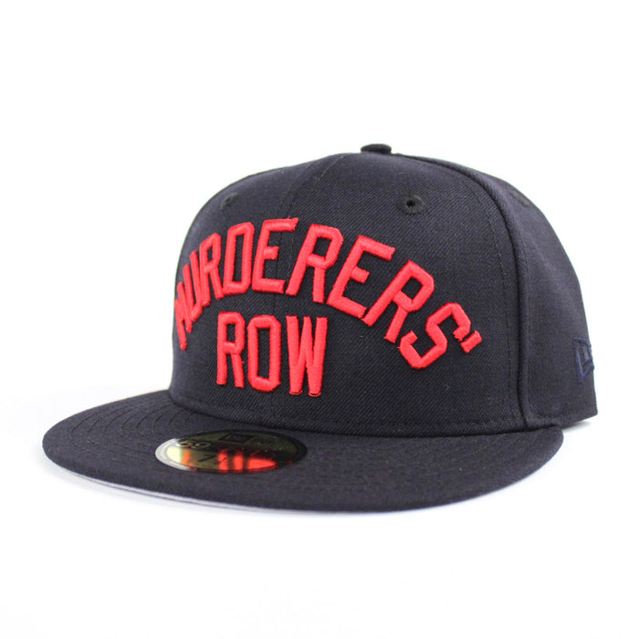 MURDERERS ROW New York Yankees New Era 59Fifty Fitted Hat (Navy Red Gray Under Brim)
