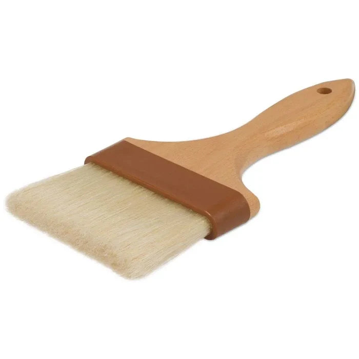 Natural Boar Bristle Pastry Brush - 1 inch Wide