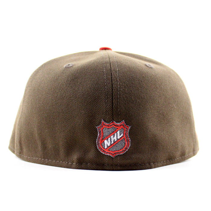 New Jersey Devils 10th Anniversary New Era 59Fifty Fitted Hat (Walnut Gray Under Brim)