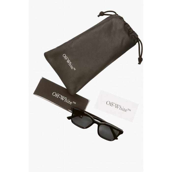 Off-White Oakland Round Sunglasses*Black*NEW with Case, Cloth, book