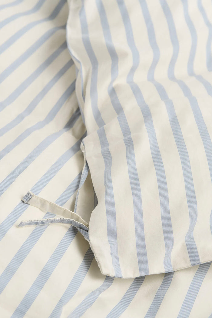 Organic Cotton Percale Bedding | Needle Stripes