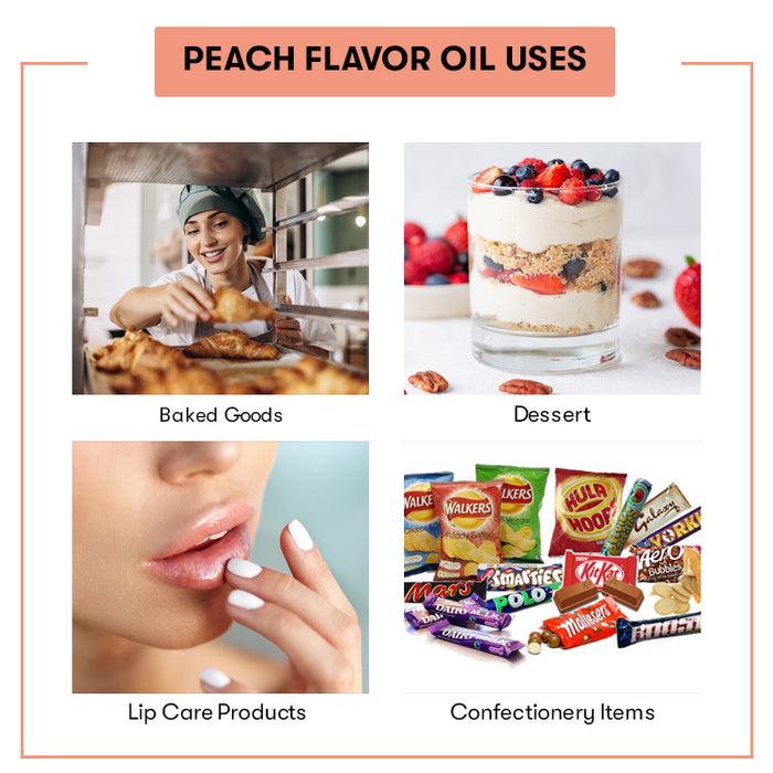 Peach Flavor Oil Uses