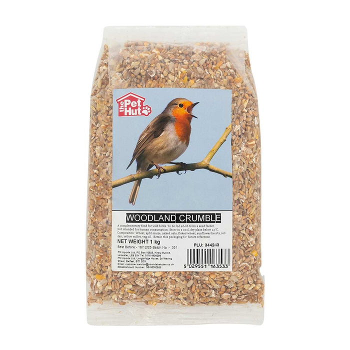 Woodland Crumble Wild Bird Feed 1Kg | Poundstretcher 344243