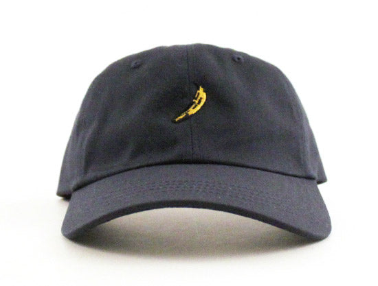 Platano Unconstructed Baseball Adjustable Dad Hat (Navy)
