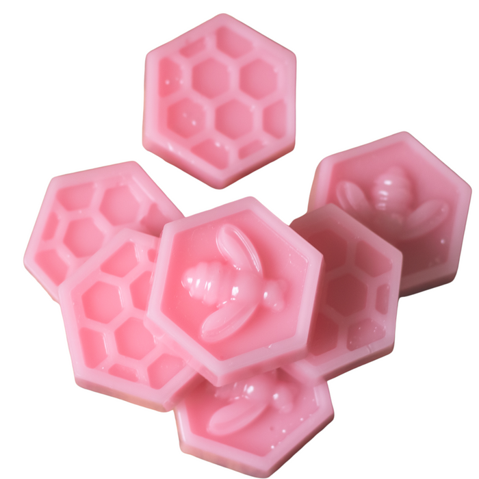 PS I Love You Honeycomb Wax Melts | Magnolia Peony Bergamot Amber Coco Wax Tarts - Jarful House