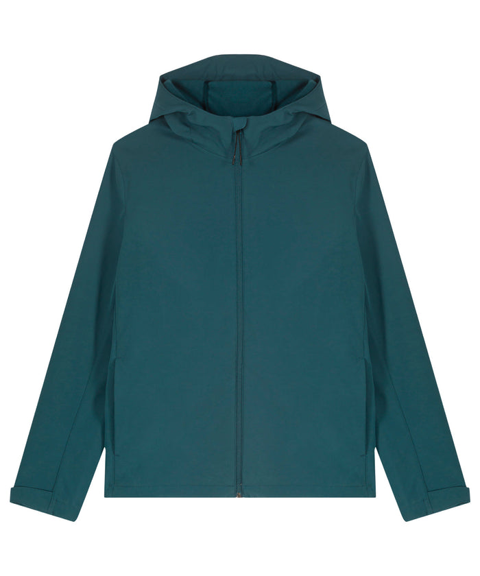 Recycled Polyester Hooded Softshell Jacket