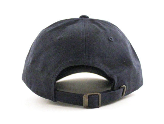 ROOSTER Unconstructed Baseball Adjustable Dad Hat (Navy)