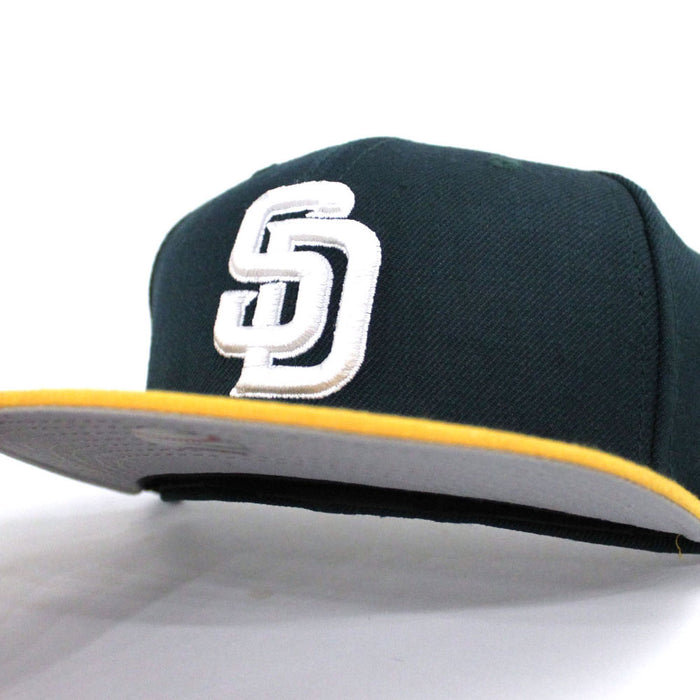 San Diego Padres New Era 59Fifty Fitted Hat (Green Yellow GRAY UNDER BRIM)