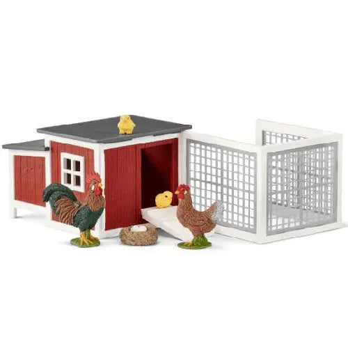 Schleich Farm World Chicken Coop 17 Pce