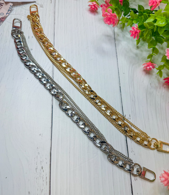 Stunning Style Chain Link Layered Purse Chain
