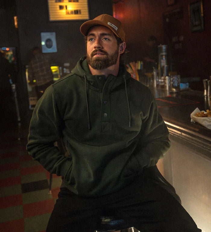 Thorogood Men's Snap Neck Heavyweight Hoodie Sweatshirts & Hoodies Thorogood