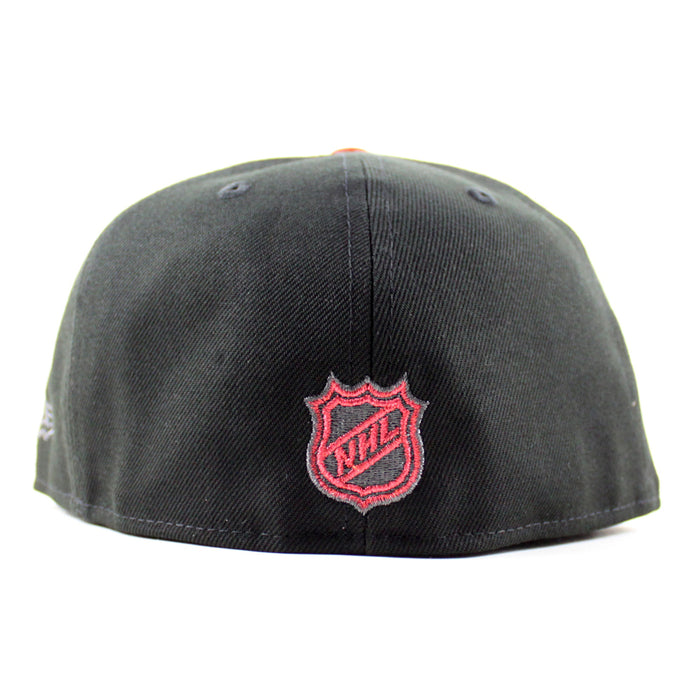 TORONTO MAPLE LEAFS 75th New Era 59Fifty Fitted Hat (Black Gray Under brim)