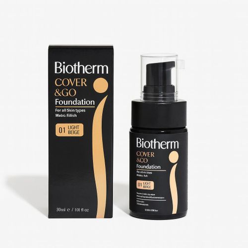 بايوثيرم فاونديشين 01 لايت بيج عرض 1+1 - Biotherm Foundation - 01 Light Beige (1+1 Offer)