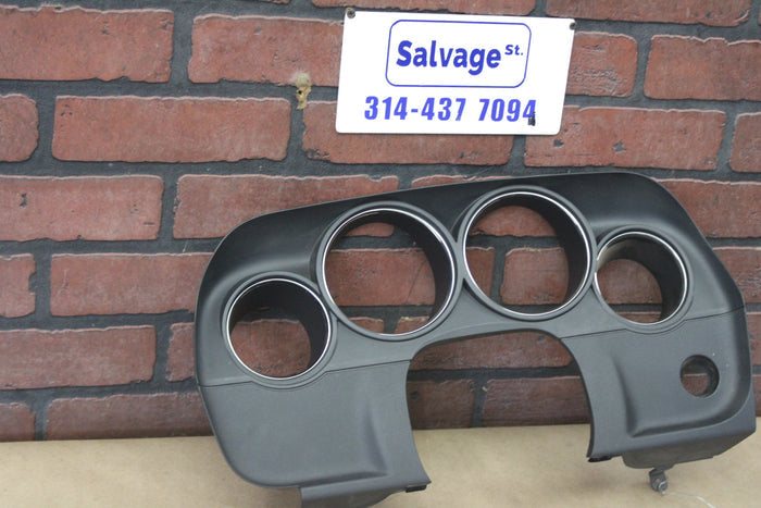08-10 DODGE CHALLENGER OEM SPEEDOMETER GAUGE CLUSTER BEZEL DASH TRIM PANEL