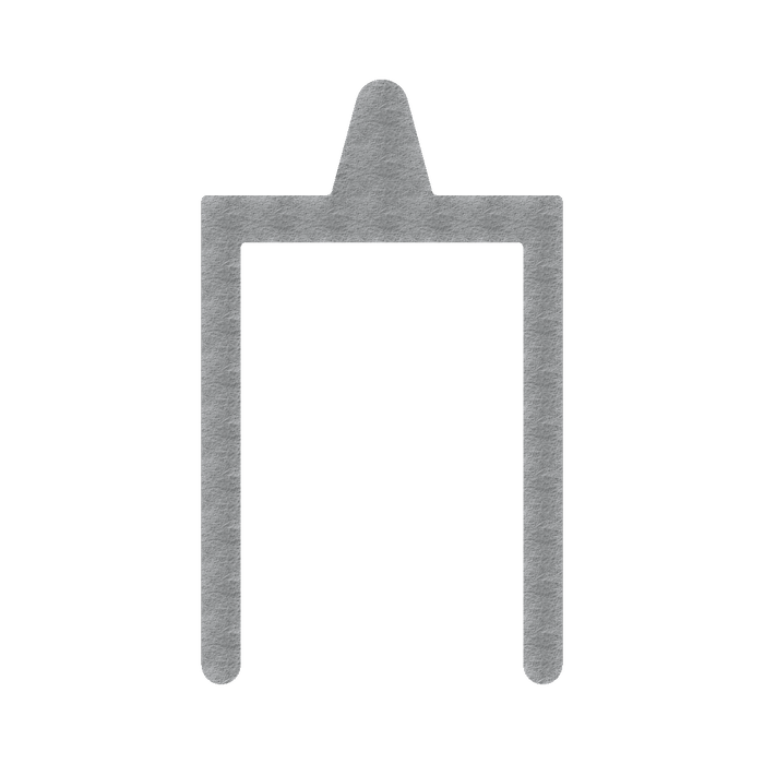 1/2-inch Aluminum Heavy Duty Tongue Extrusion, 10 Feet Length