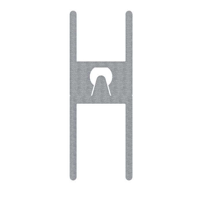 1/2-inch Aluminum Heavy Duty Tongue Extrusion, 10 Feet Length