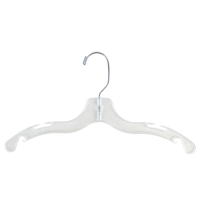 14" Clear Child Dress/Shirt Hangers (100/case)